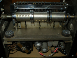 Drum assembly of a Rangertone chimes machine