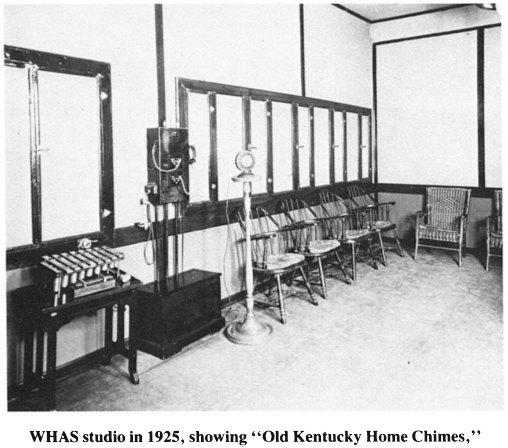 WHAS chimes, circa 1925