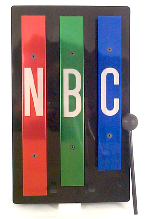 Carroll NBC Chimes, full size version with tricolor plates